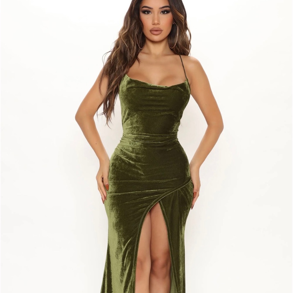 Love You Mean It velvet maxi dress
